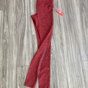 pure barre by split59 red tights
